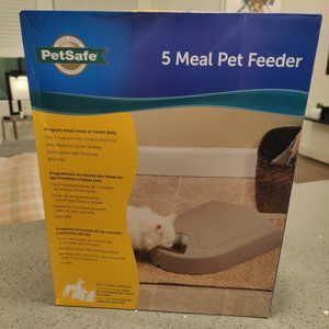 Petsafe 5 Meal Pet Feeder Dispenser